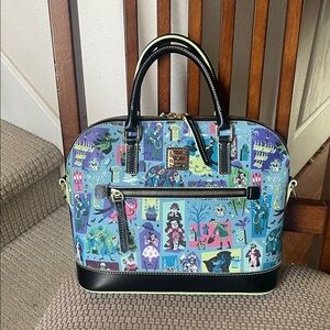 Disney Dooney & Bourke Haunted Mansion Zip Satchel